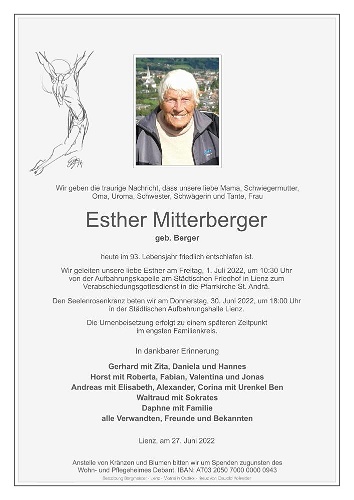 Esther Mitterberger